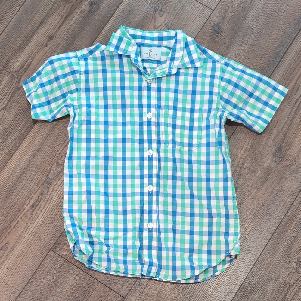 Class Club Button Front Shirt Boys 6/7